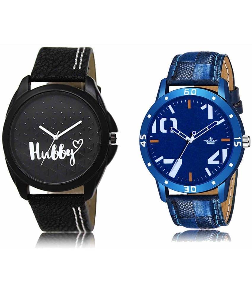     			Lorem - Analog Watch Watches Combo For Men and Boys ( Pack of 2 )