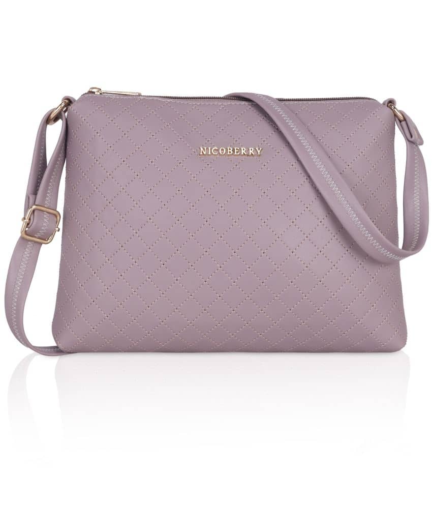 Nicoberry Sling Bag PU Set of 1 ( Black ) - Handbags | Buy online on ZillyBuy