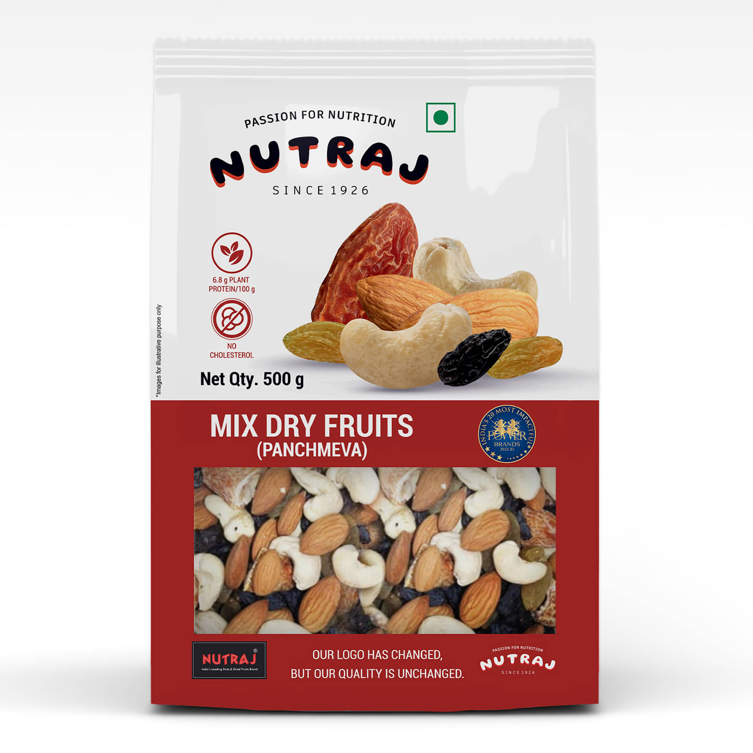     			Nutraj Classic Mix Dry Fruits Panchmeva 500g |  Nutritious Blend of Dry Dates, Black Raisins, Raisins, Cashew Nuts & California Almonds | Trail Mix Healthy Snacks