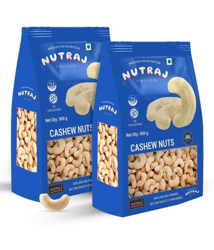     			Nutraj W320 Cashew Nuts 1 Kg (500g X 2), Plain Kaju 1 Kg