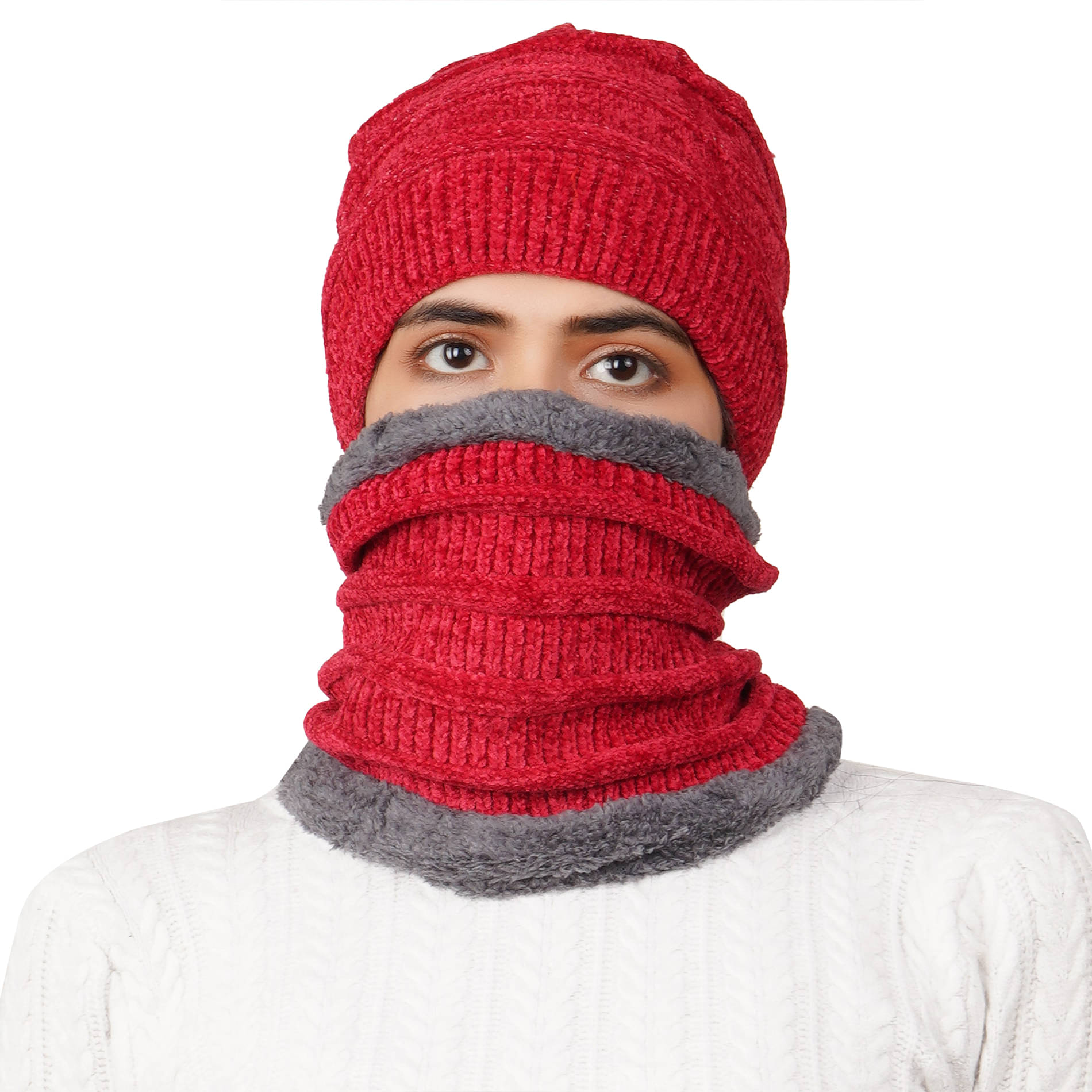 PENYAN - Maroon Woollen Women's Cap ( Pack of 1 ) PENYAN - Maroon Woollen Women's Cap ( Pack of 1 )