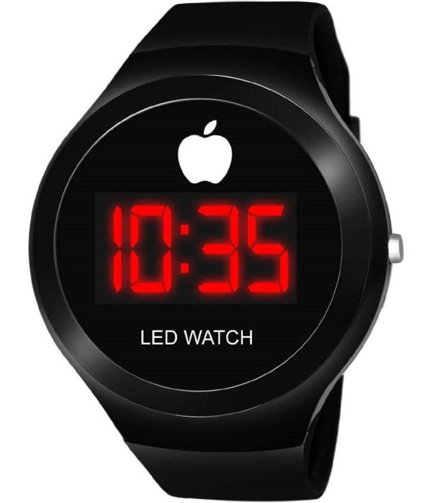     			Renaissance Traders - Black Silicon Digital Men's Watch