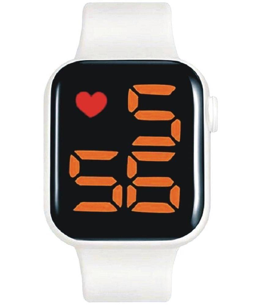 Renaissance Traders - White Silicon Digital Men's Watch Renaissance Traders - White Silicon Digital Men's Watch