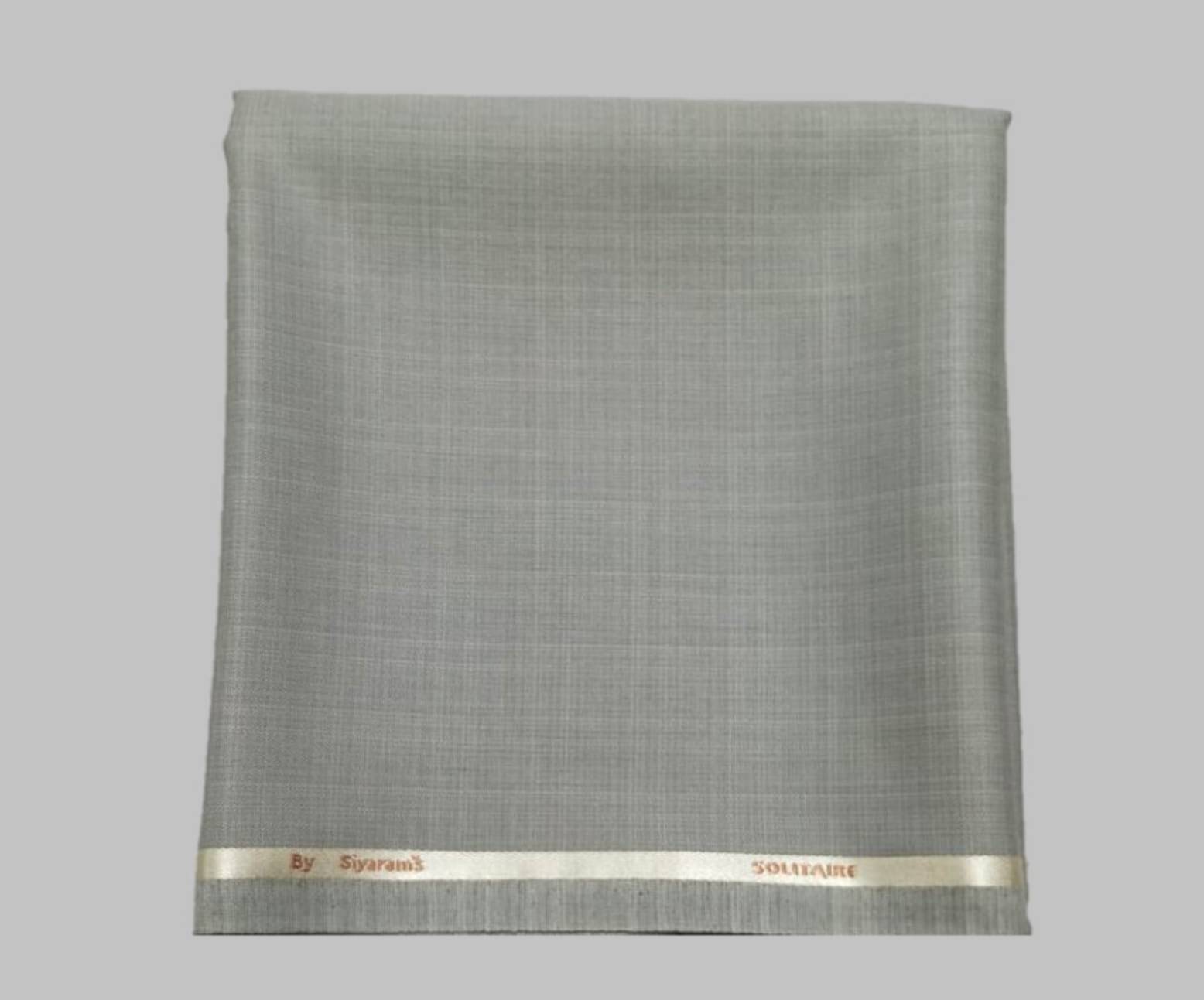 Siyaram - Light Grey Polyester Blend Men's Unstitched Pant Piece ( Pack of 1 ) Siyaram - Light Grey Polyester Blend Men's Unstitched Pant Piece ( Pack of 1 )