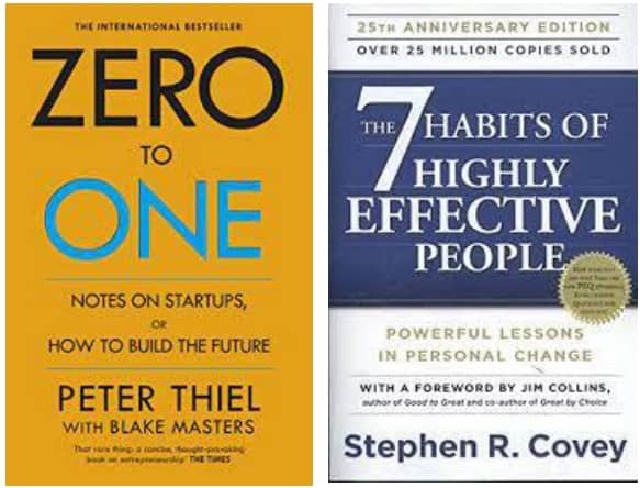 The 7 Habits Of Highly Effective People + Zero To One - Stationery | Buy online on ZillyBuy