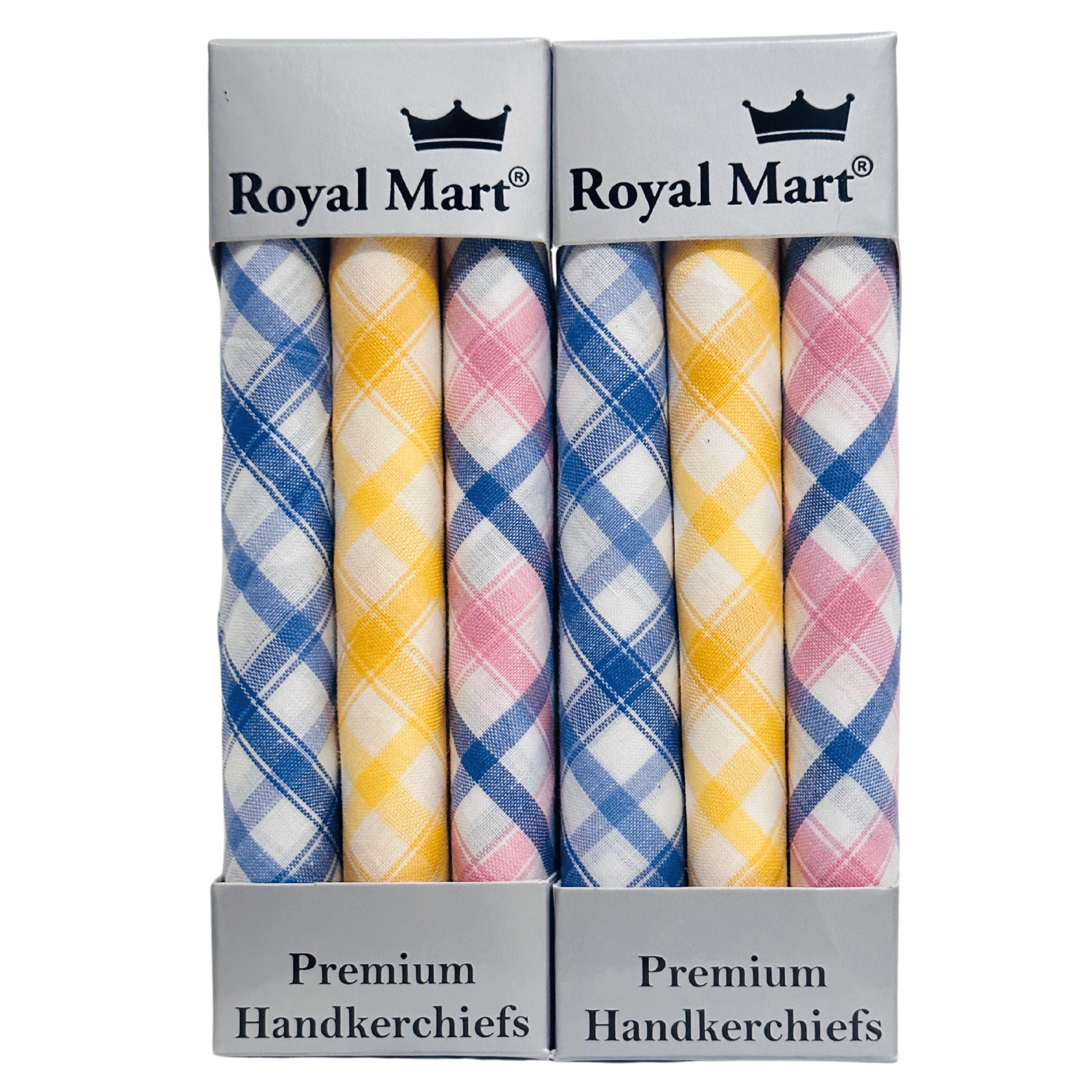 royal mart Premium Cotton Handkerchief 11*11 – Soft Prints for Women/Girl/Design Will Vary Multicolor Handkerchief (Pack of 06)     			royal mart Premium Cotton Handkerchief 11*11 – Soft Prints for Women/Girl/Design Will Vary Multicolor Handkerchief (Pack of 06)