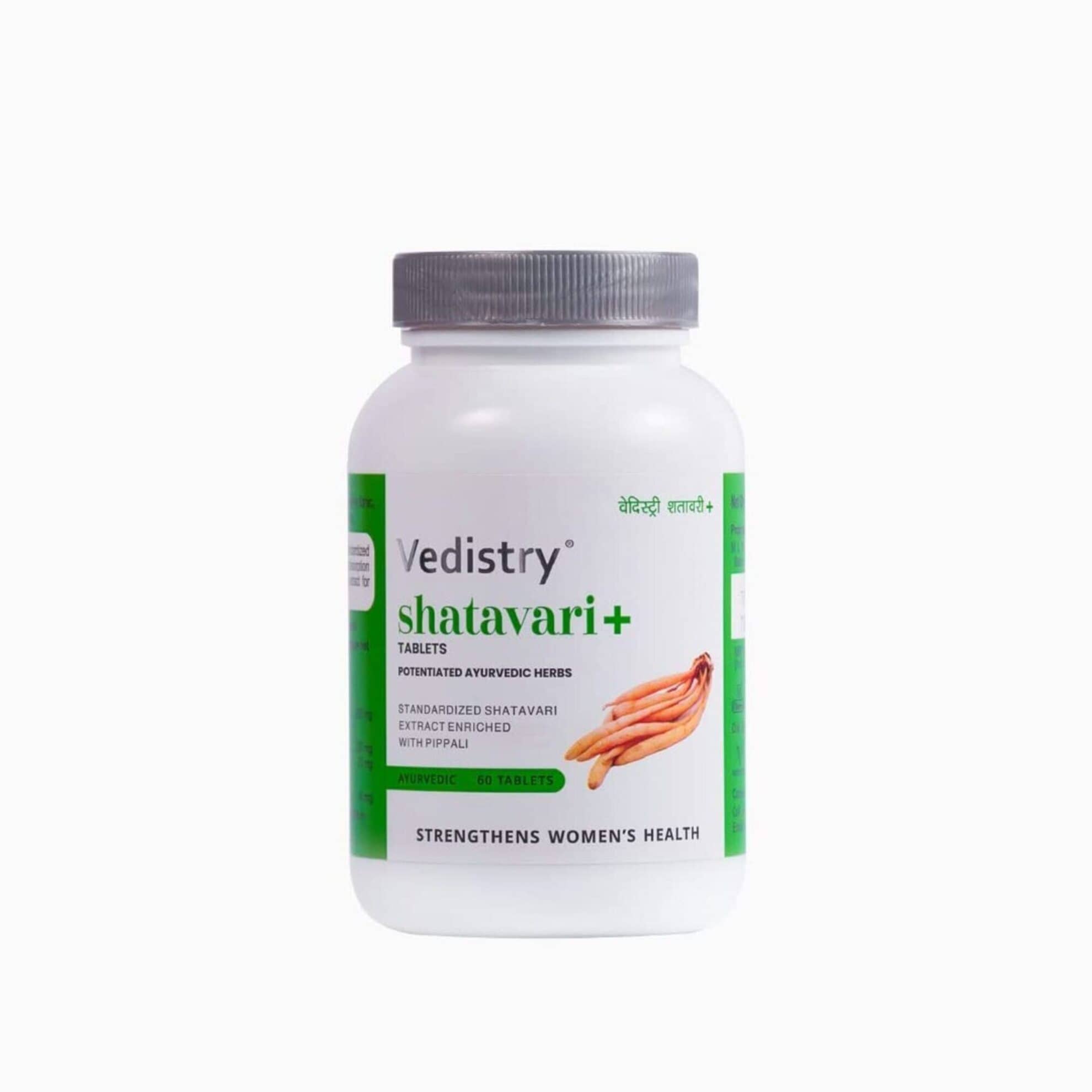 Vedistry Shatavari+ Tablets, Naturally Balance Women's Hormones With Shatavari +