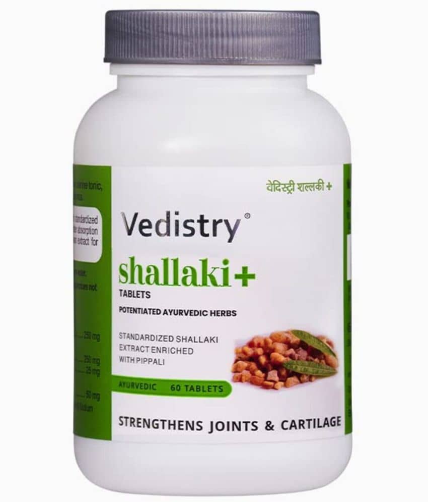 Vedistry Shallaki+ Tablets Joint & Bone Health 60 Tabs (Pack Of 1)