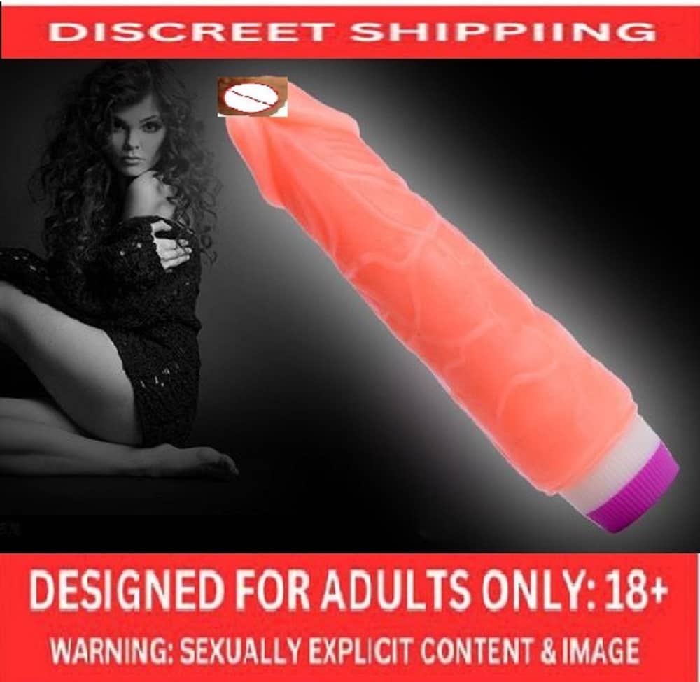 9" Long & Soft Sexy Real Felling Skin Colored Vibrating Dildo For Sexy Girls Vagina - By Kamveda