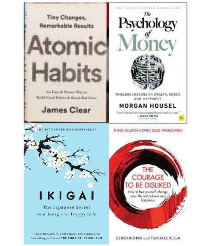 Atomic Habits + The Psychology of Money + Ikigai + The Courage To Be Disliked Atomic Habits + The Psychology of Money + Ikigai + The Courage To Be Disliked