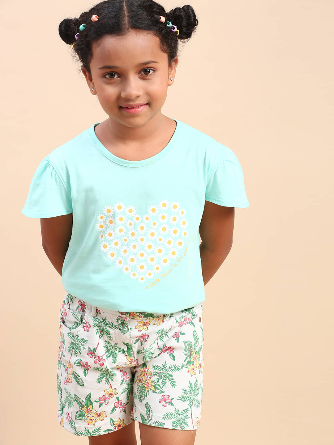     			CODEZ Pack of 1 Girls Cotton Blend T-Shirt ( Green )