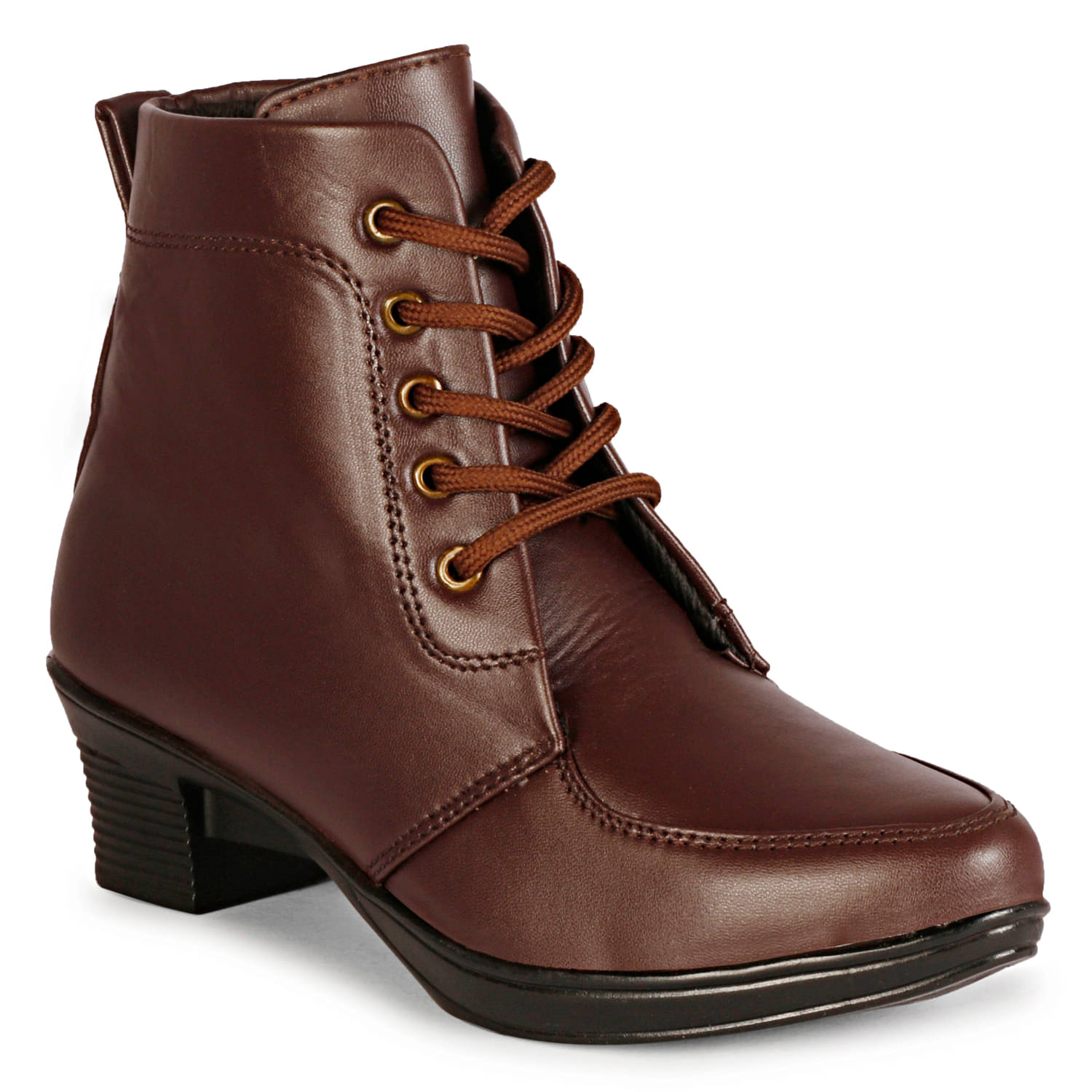    			Commander Shoes - Brown Women's Ankle Length Boots