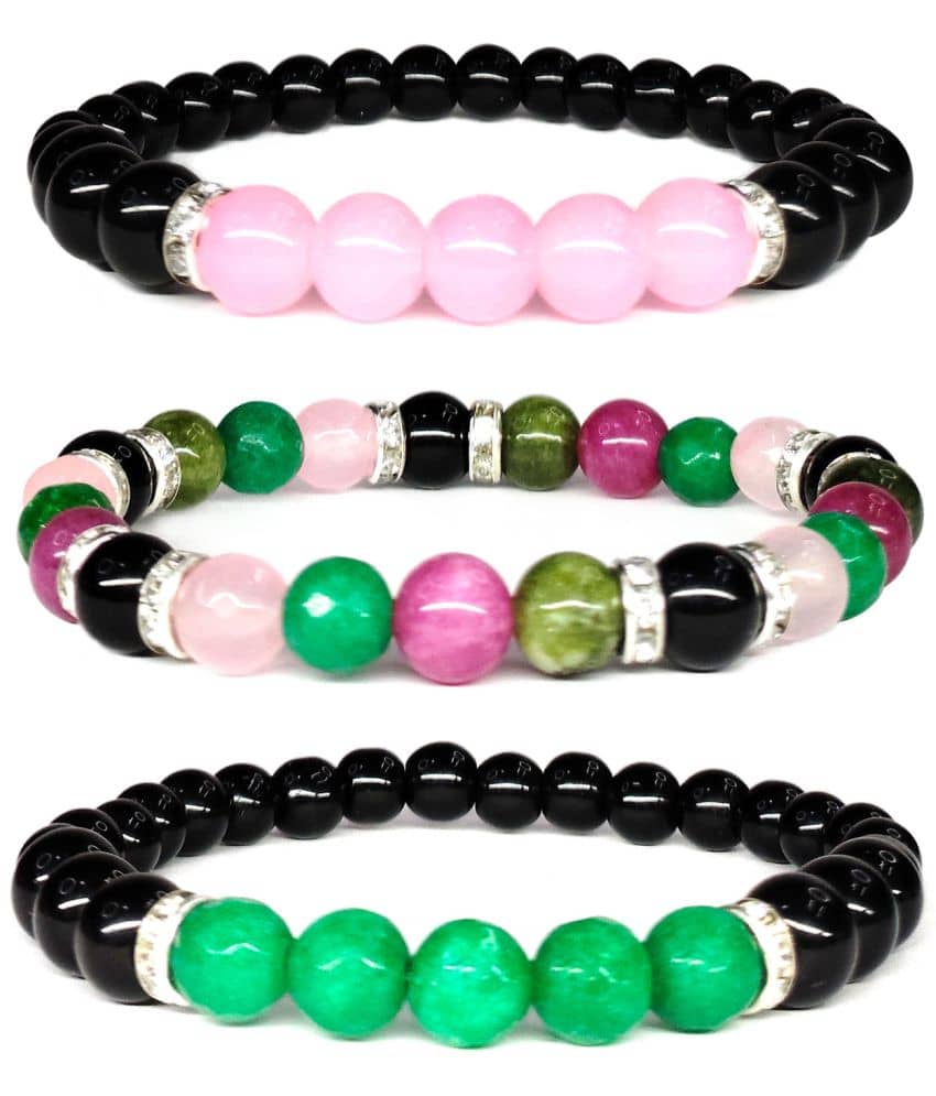 DAIVYA WELLNESS - Multicolor Bracelet ( Pack of 3 ) - Bangles & Bracelets | Buy online on ZillyBuy