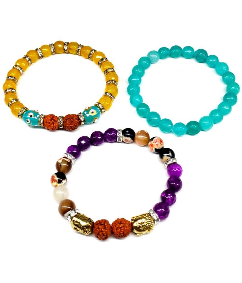     			DAIVYA WELLNESS - Multicolor Bracelet ( Pack of 3 )