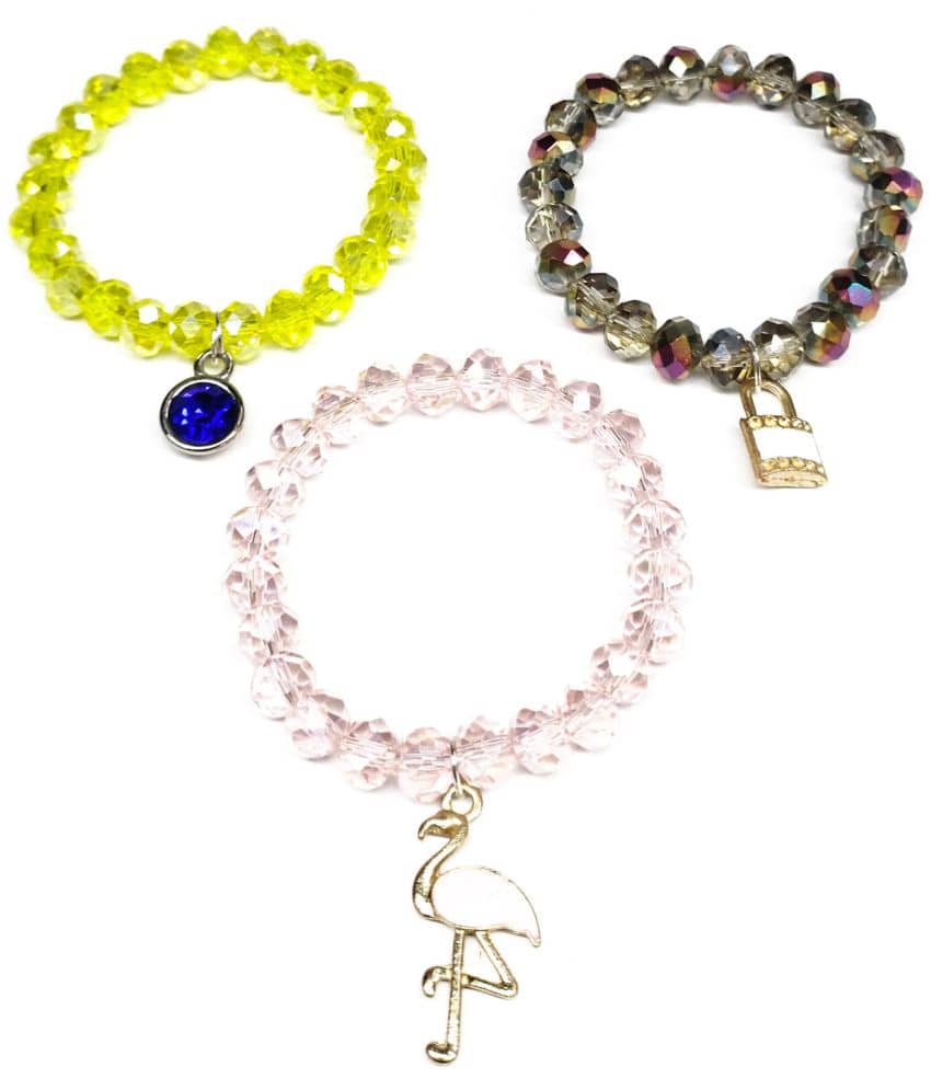 DAIVYA WELLNESS - Multicolor Bracelet ( Pack of 3 ) - Bangles & Bracelets | Buy online on ZillyBuy