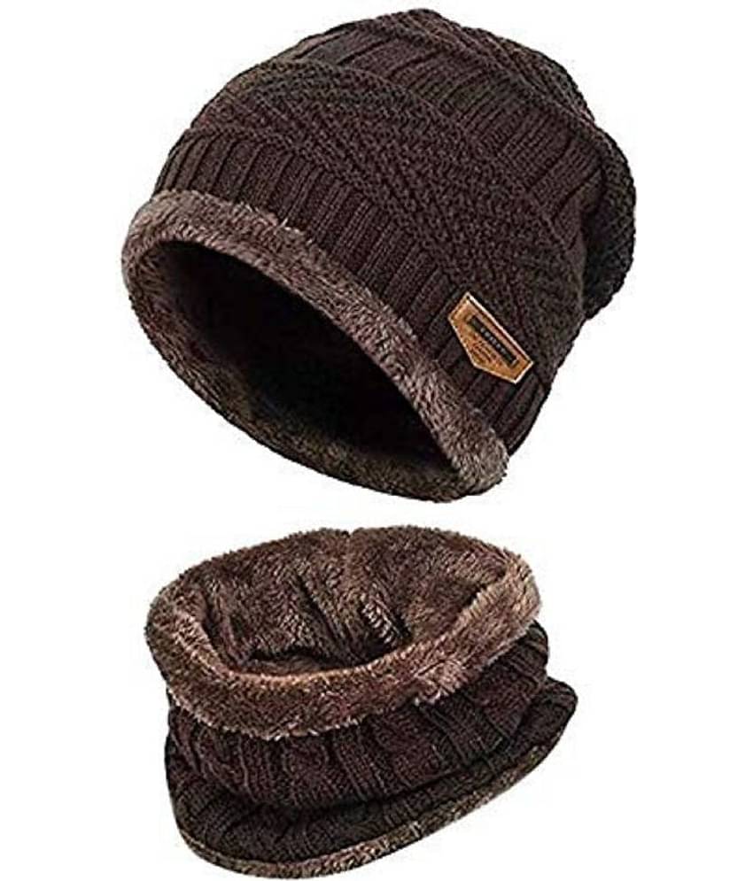 EASTERN CLUB - Brown Woollen Women's Cap ( Pack of 1 )