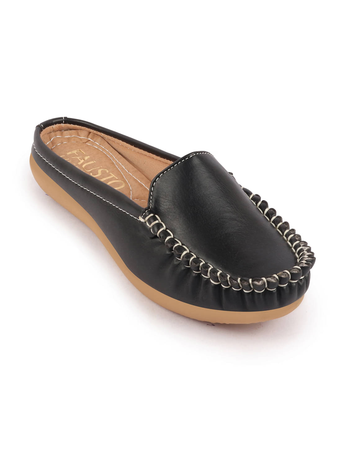     			Fausto - Black Women's Mules Shoes