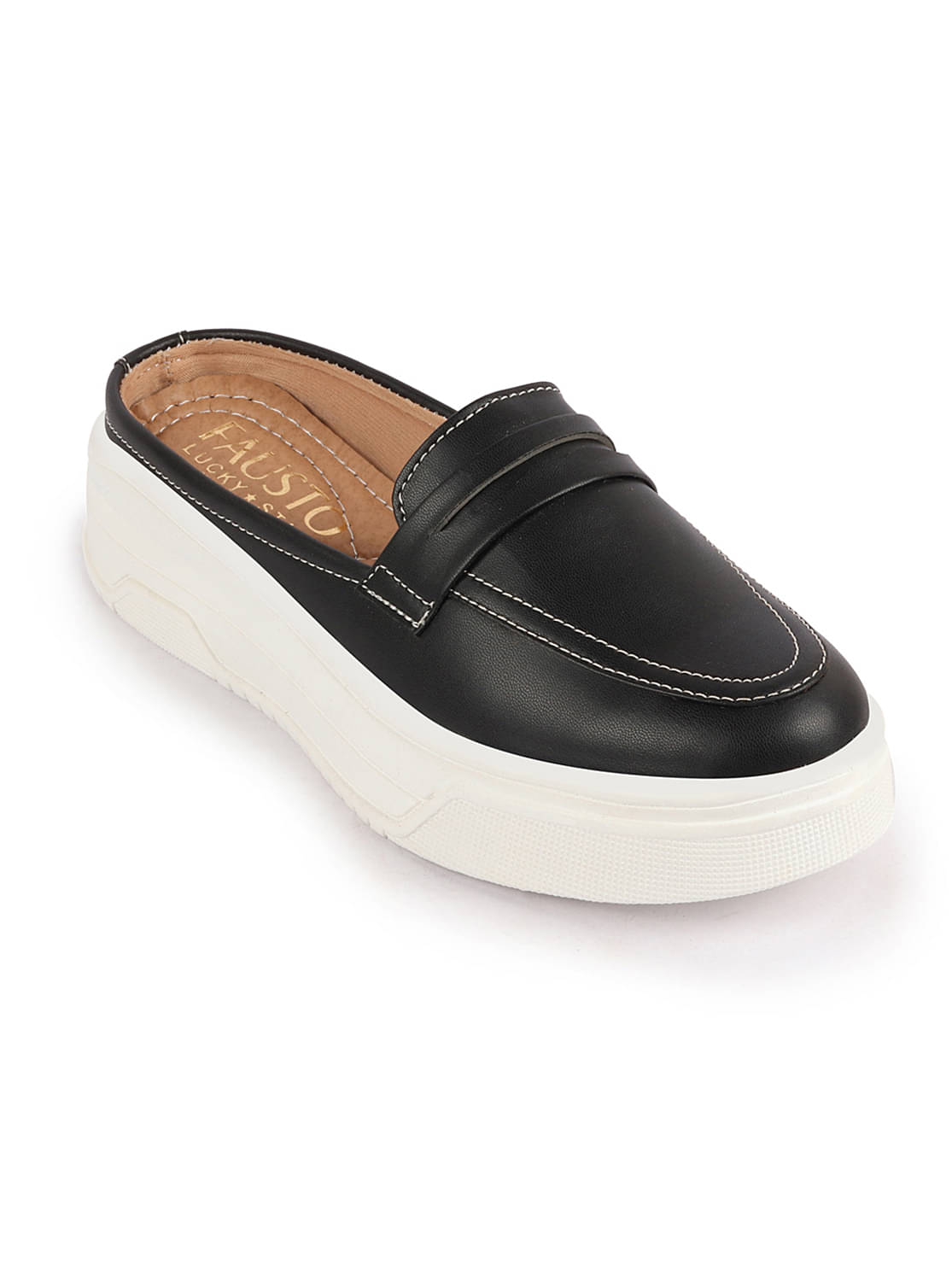 Fausto - Black Women's Slip On Fausto - Black Women's Slip On
