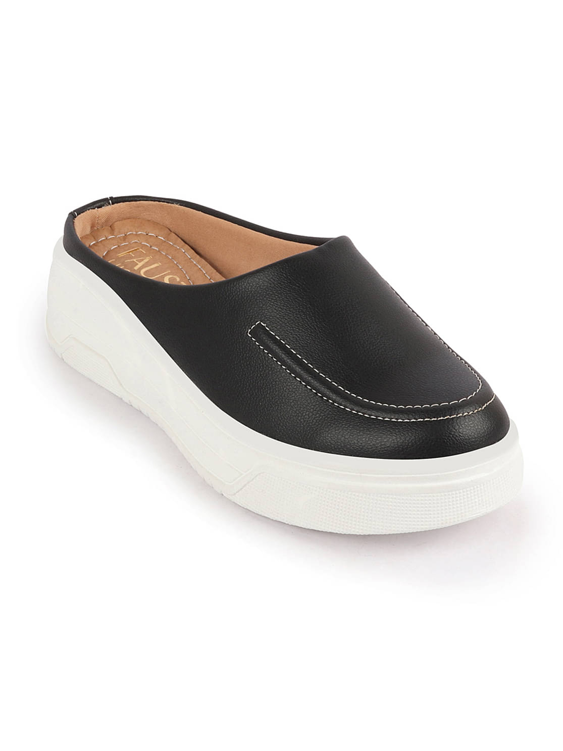     			Fausto - Black Women's Slip On