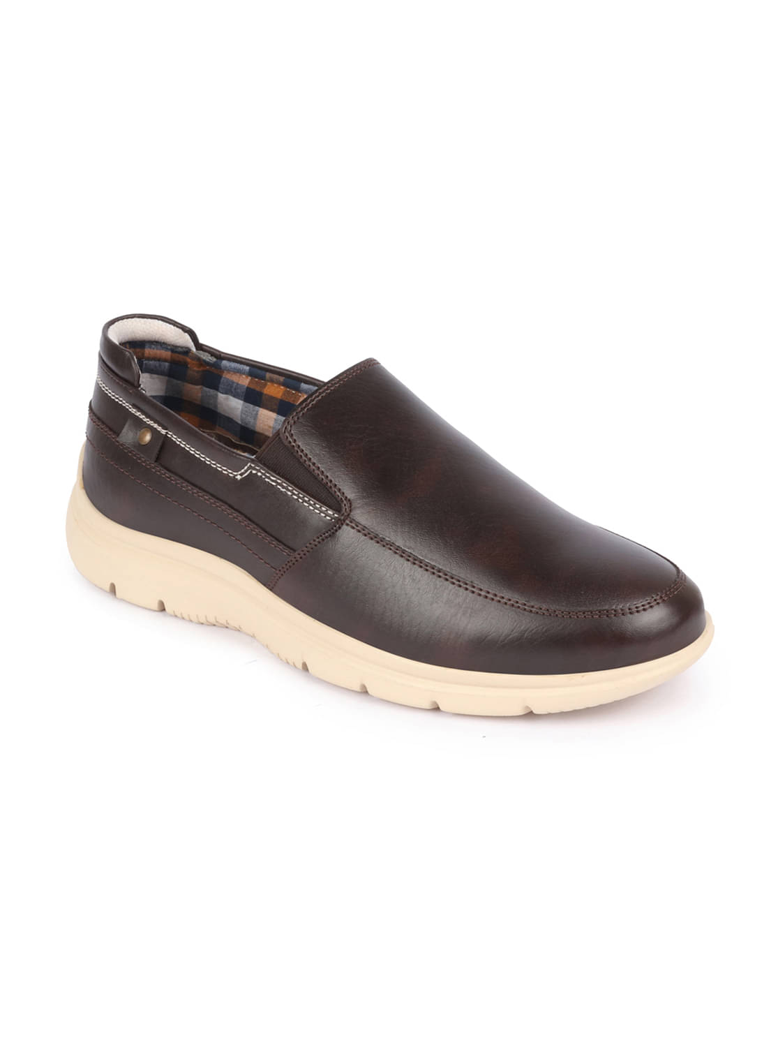 Fausto - Brown Men's Slip On Formal Shoes Fausto - Brown Men's Slip On Formal Shoes