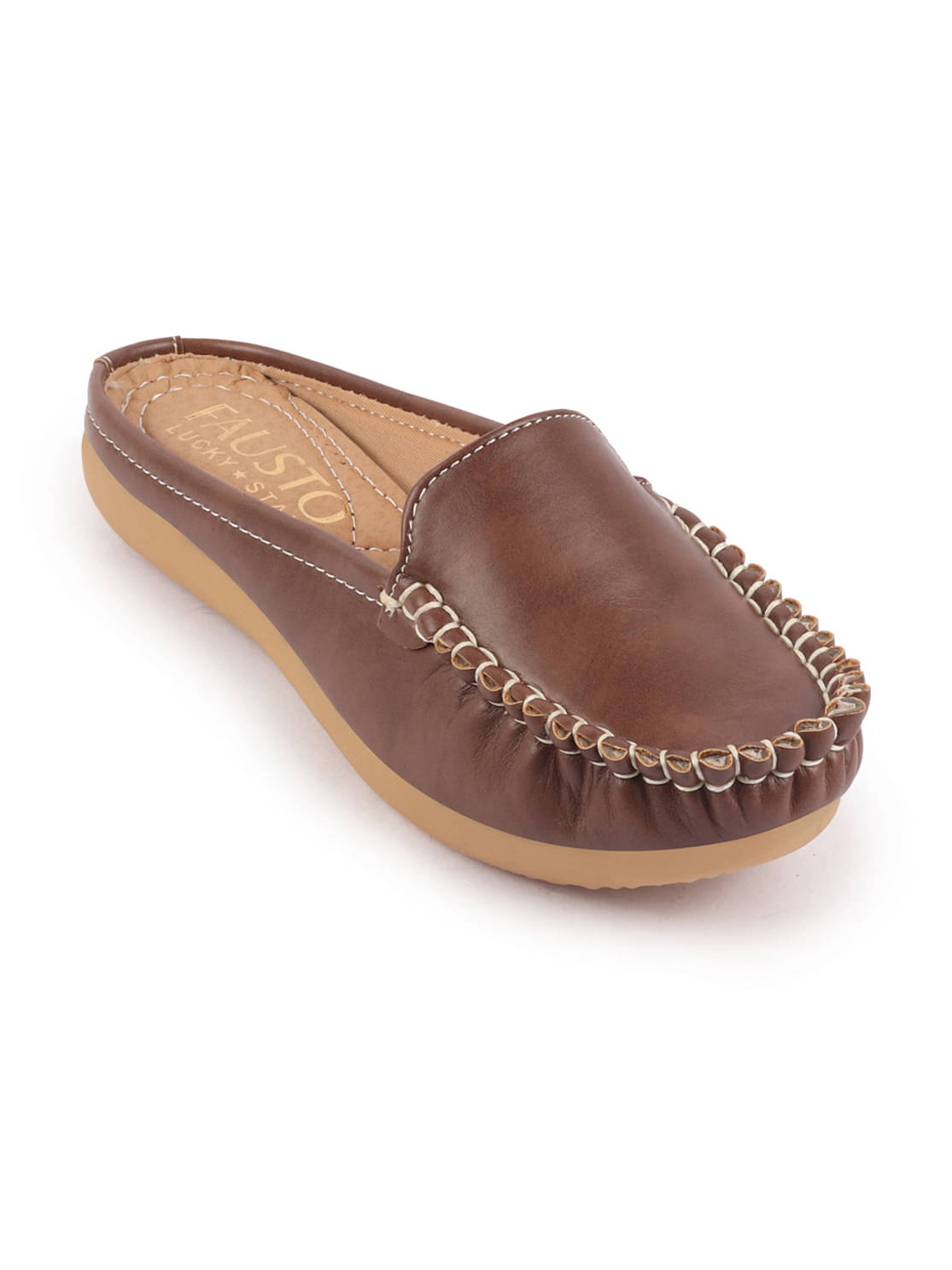     			Fausto - Brown Women's Mules Shoes