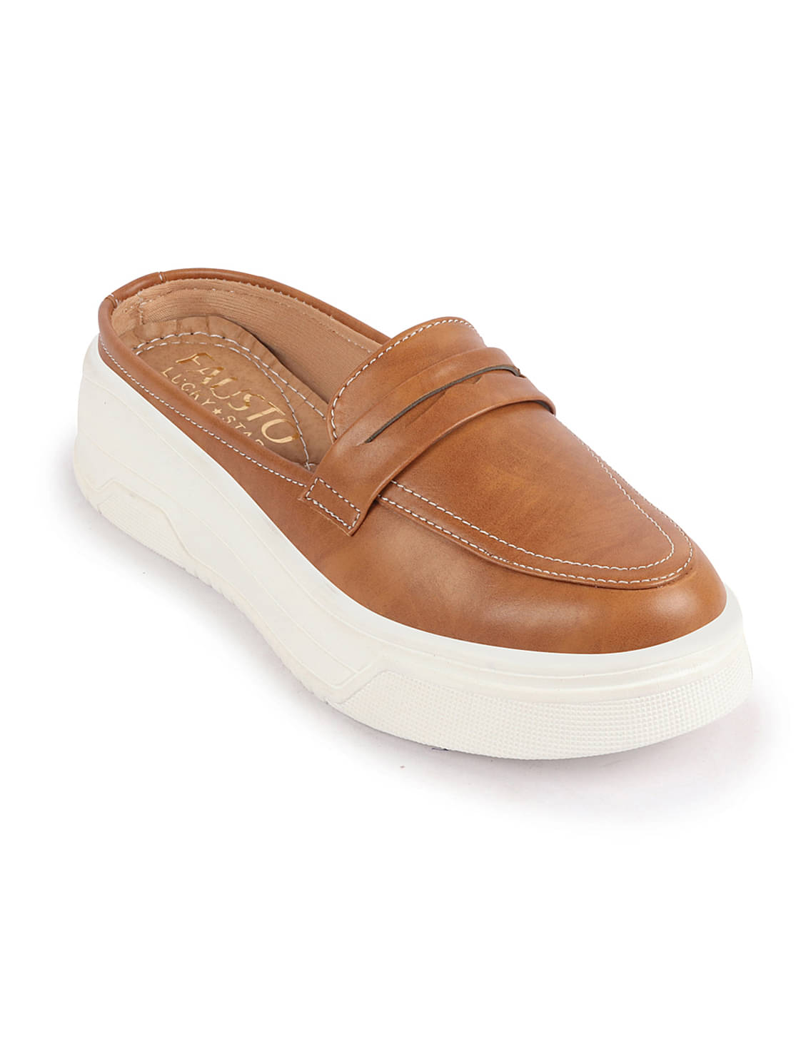     			Fausto - Camel Women's Slip On