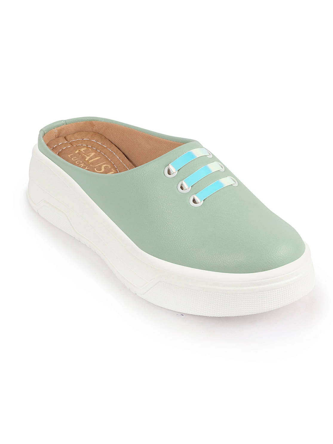     			Fausto - Green Women's Slip On