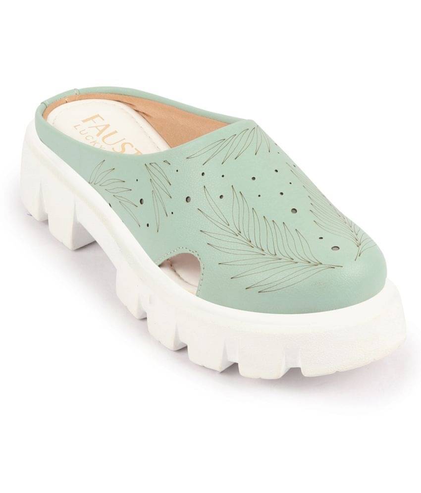 Fausto - Green Women's Slip On     			Fausto - Green Women's Slip On