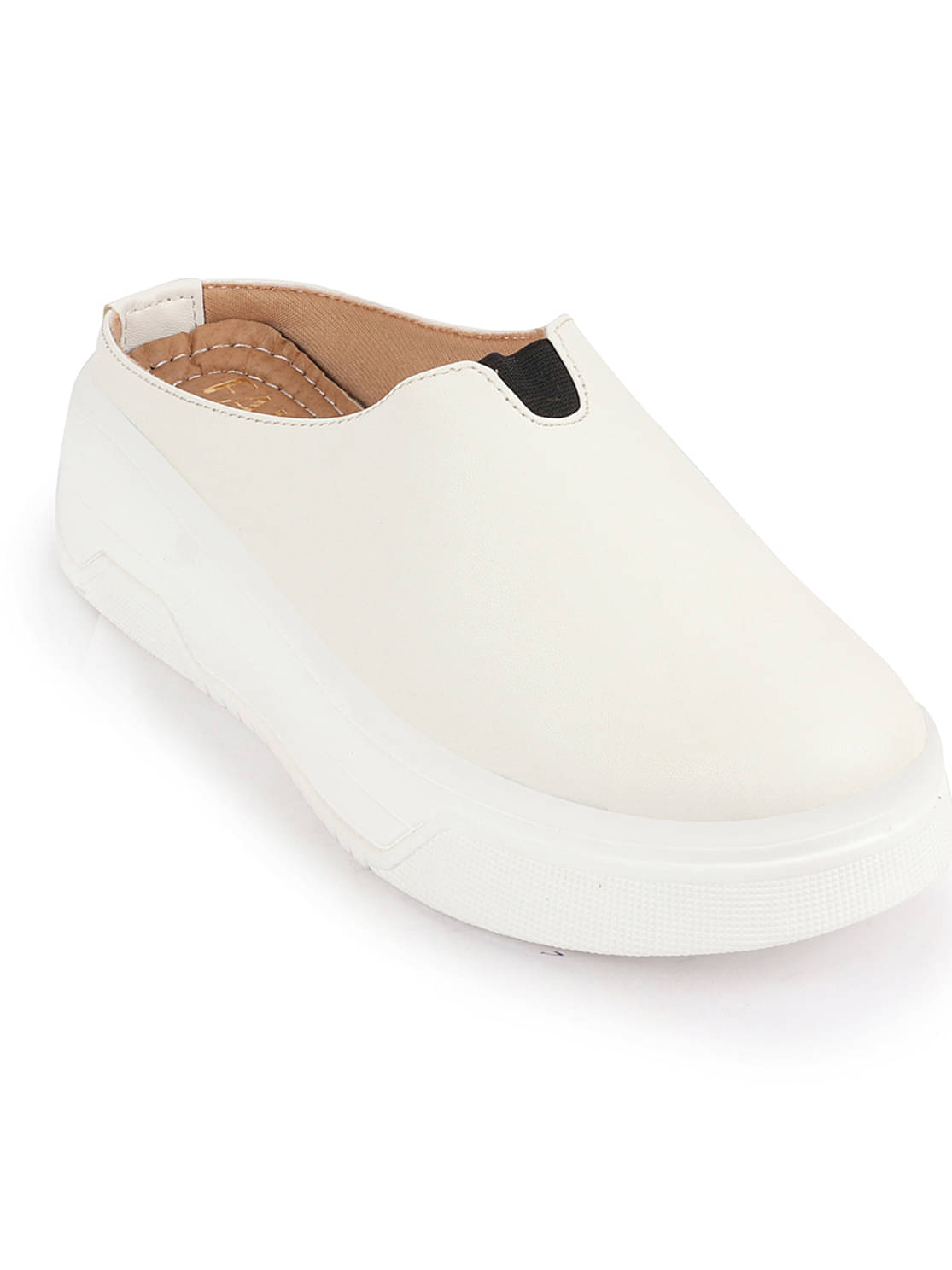 Fausto - White Women's Slip On     			Fausto - White Women's Slip On