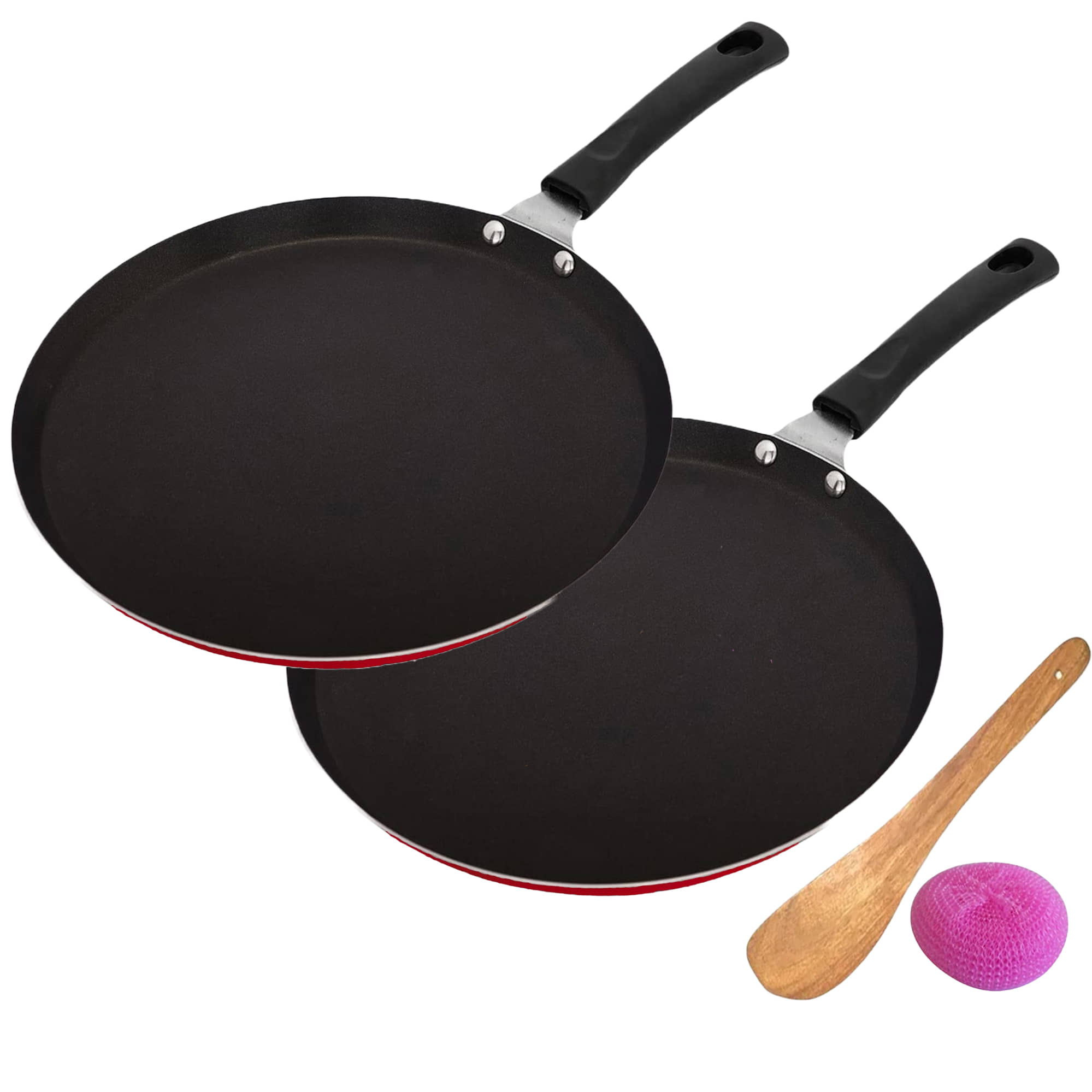 HomePro - Aluminium Dosa Tawa ( Pack of 2 ) - Cookware | Buy online on ZillyBuy