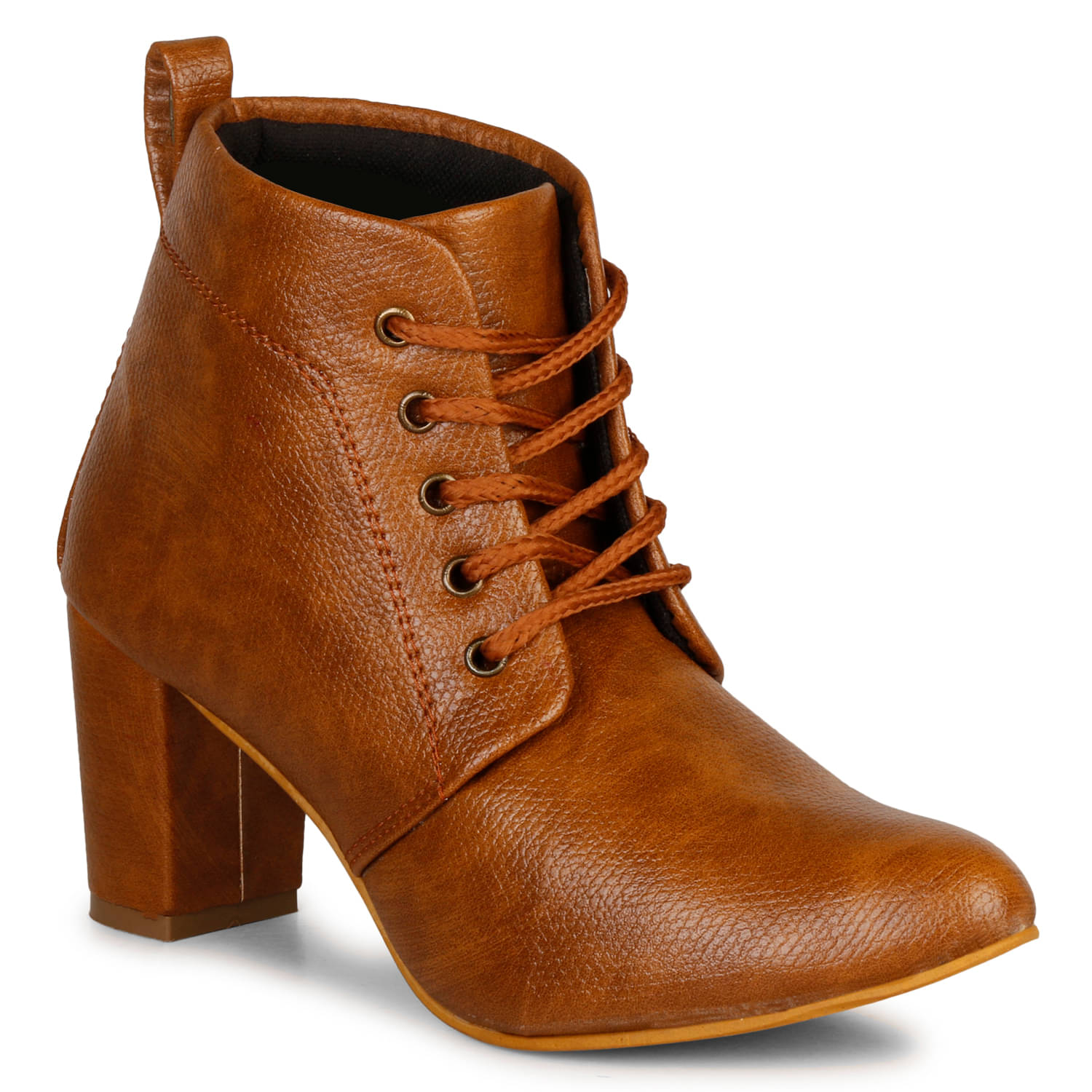     			Ishransh - Brown Women's Ankle Length Boots