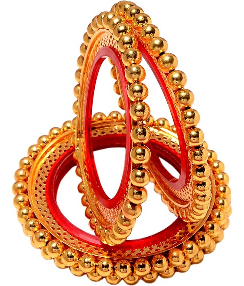 Jewar Mandi - Gold Bangle Set ( Pack of 1 ) - Bangles & Bracelets | Buy online on ZillyBuy
