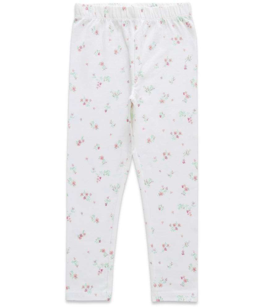     			Juscubs - White Cotton Blend Girls Leggings ( Pack of 1 )