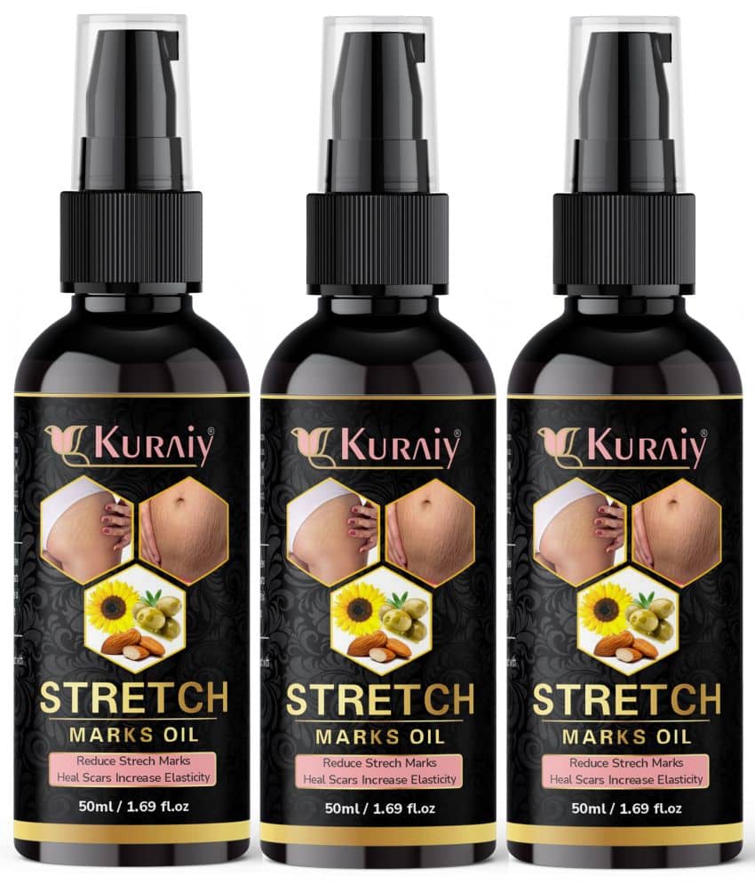 Kuraiy stretch Oil for Stretch Marks Removal Post Pregnancy fast work stretch mark oil