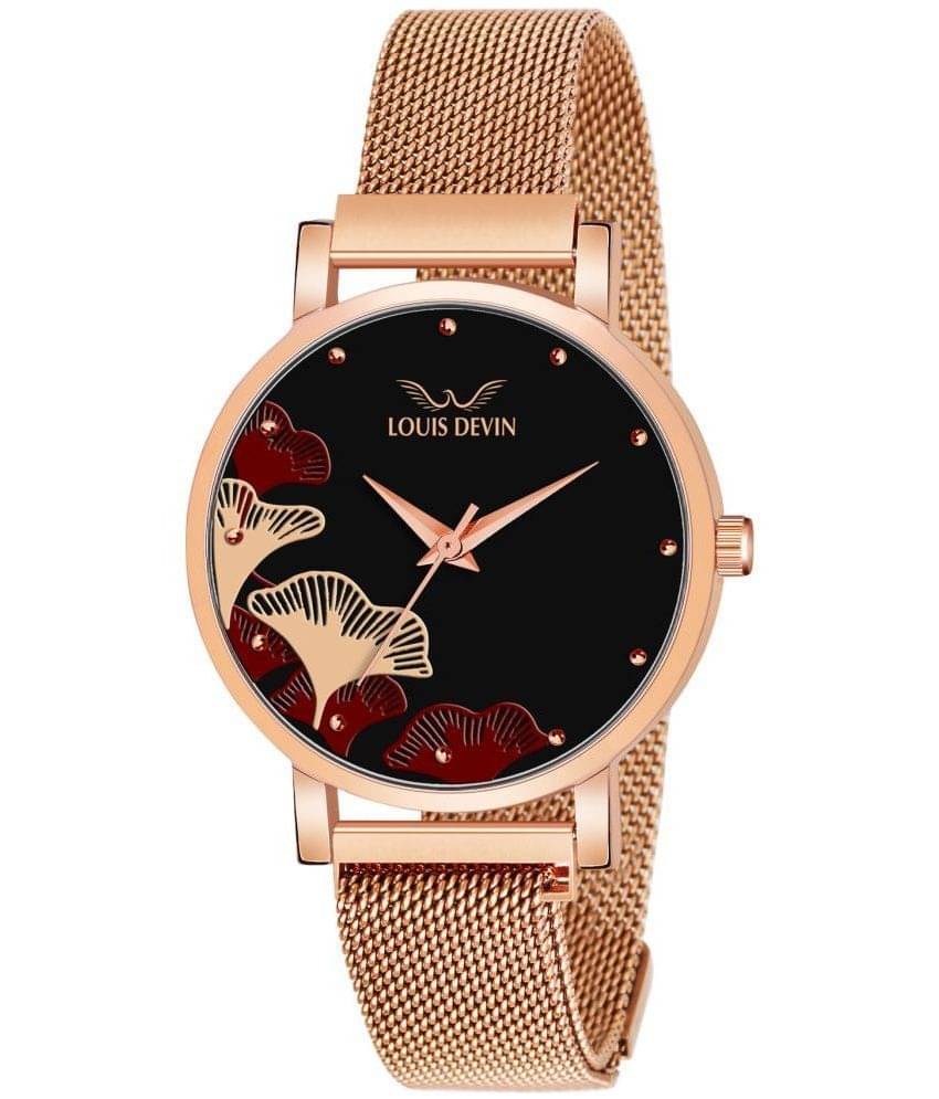     			LOUIS DEVIN - Rose Gold Metal Analog Womens Watch