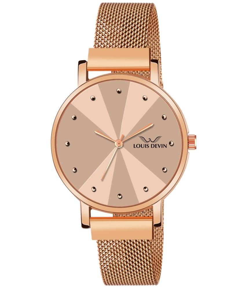    			LOUIS DEVIN - Rose Gold Metal Analog Womens Watch