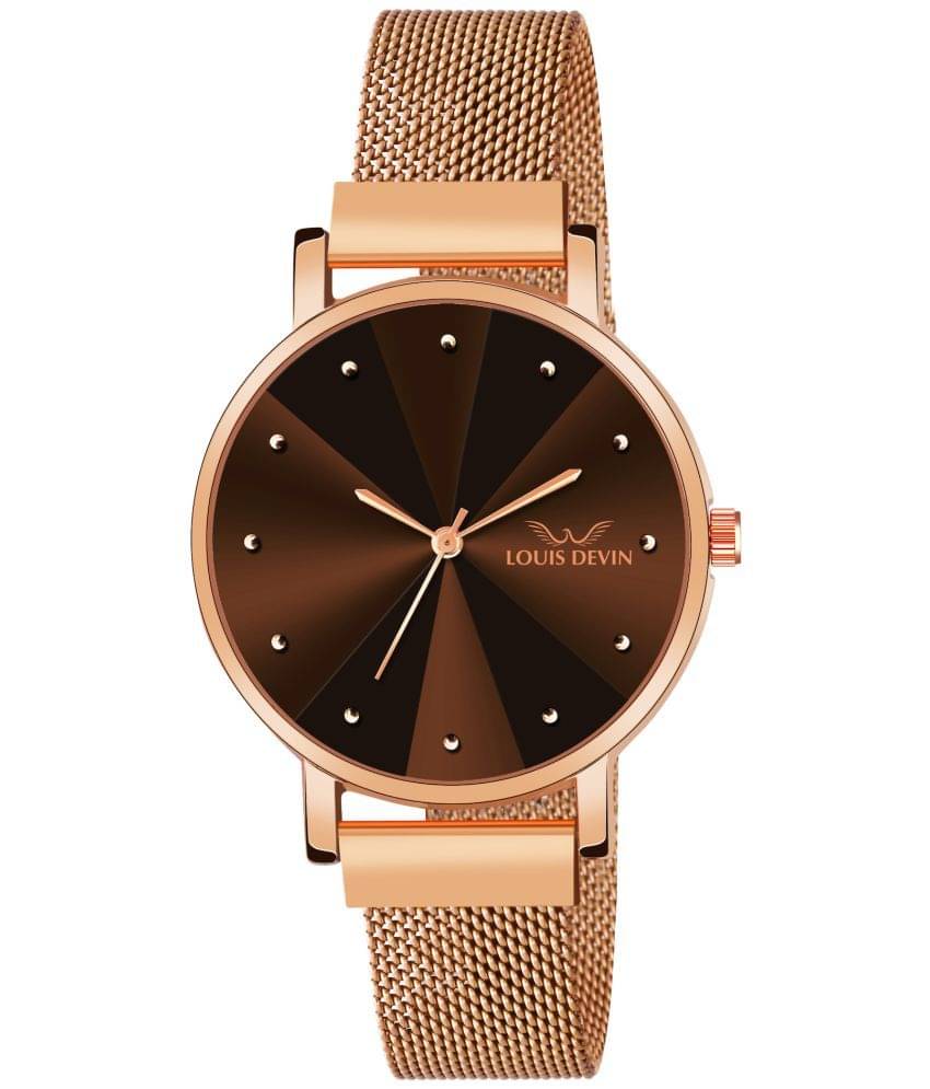     			LOUIS DEVIN - Rose Gold Metal Analog Womens Watch