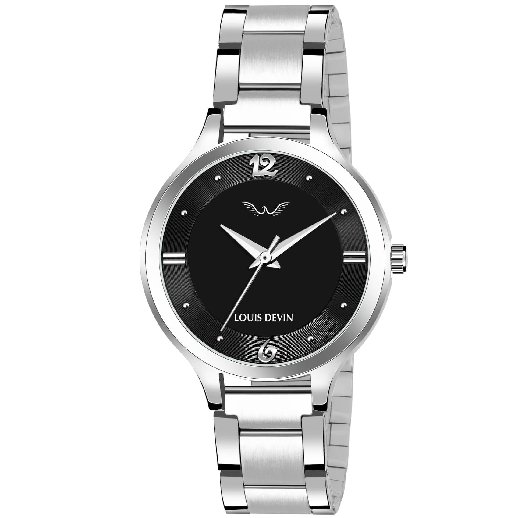 LOUIS DEVIN - Silver Metal Analog Womens Watch