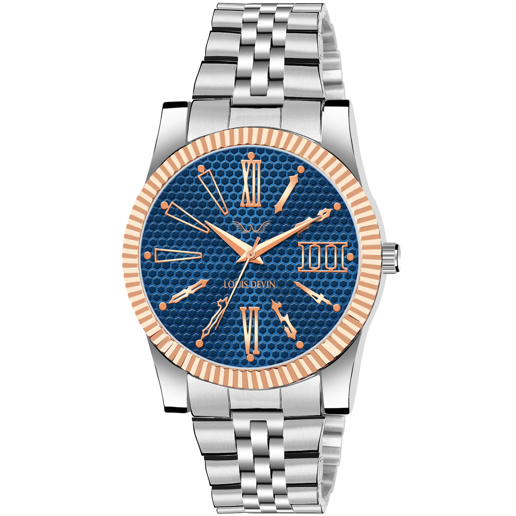     			LOUIS DEVIN - Silver Metal Analog Men's Watch