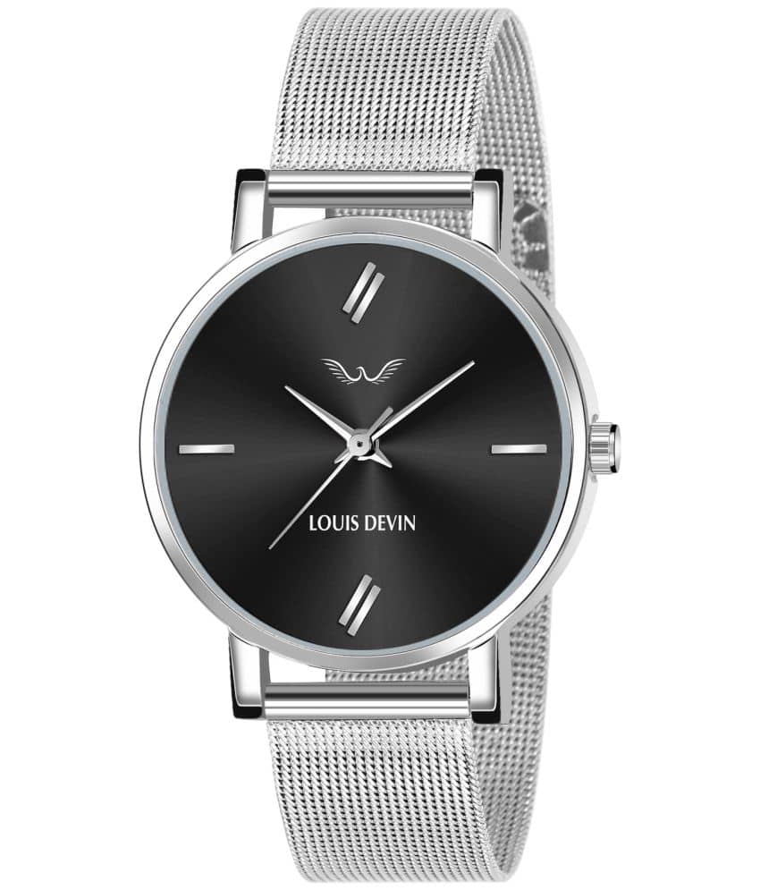 LOUIS DEVIN - Silver Metal Analog Womens Watch