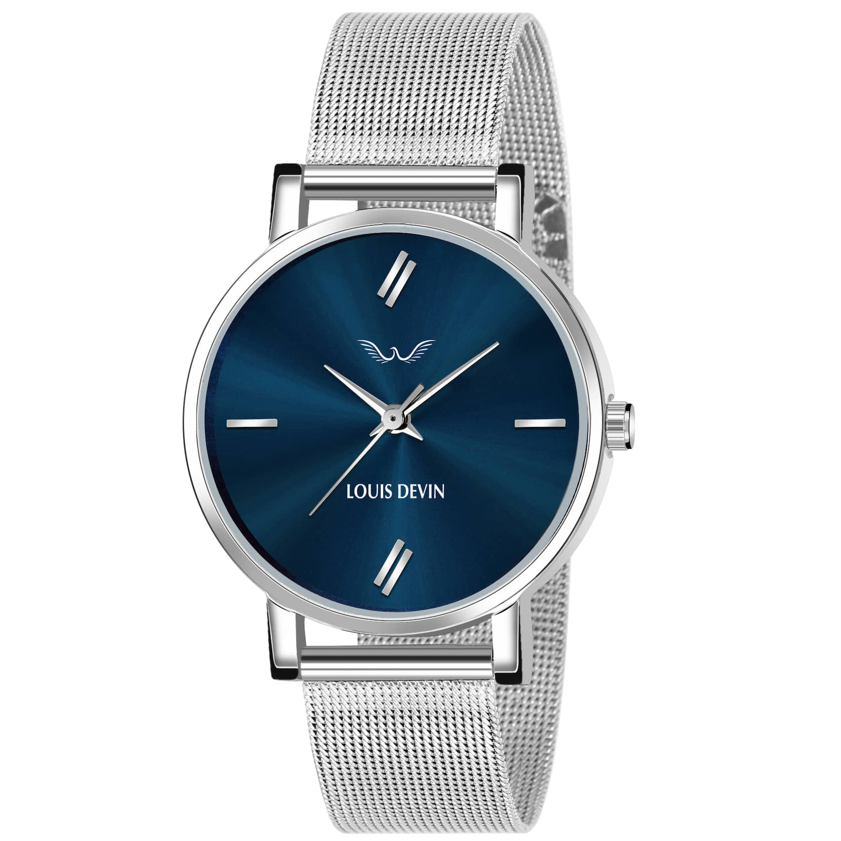 LOUIS DEVIN - Silver Metal Analog Womens Watch