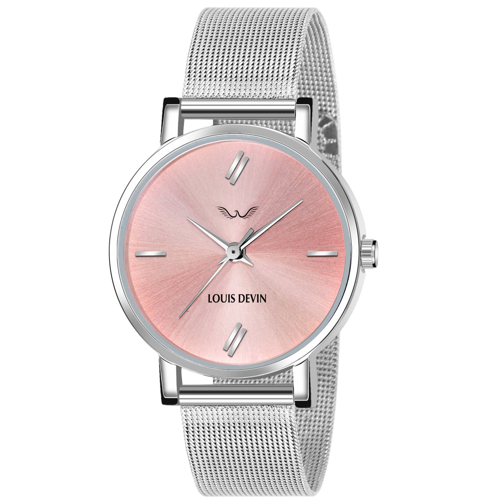     			LOUIS DEVIN - Silver Metal Analog Womens Watch