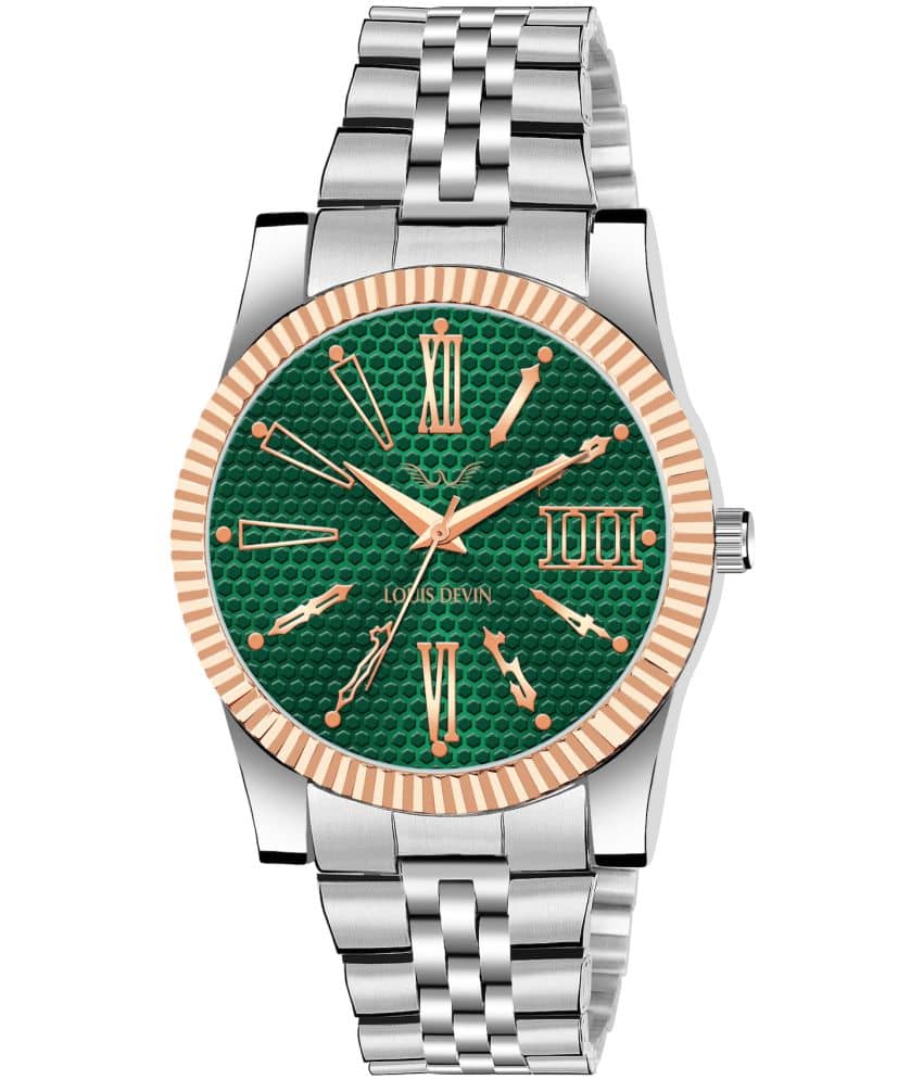 LOUIS DEVIN - Silver Metal Analog Men's Watch