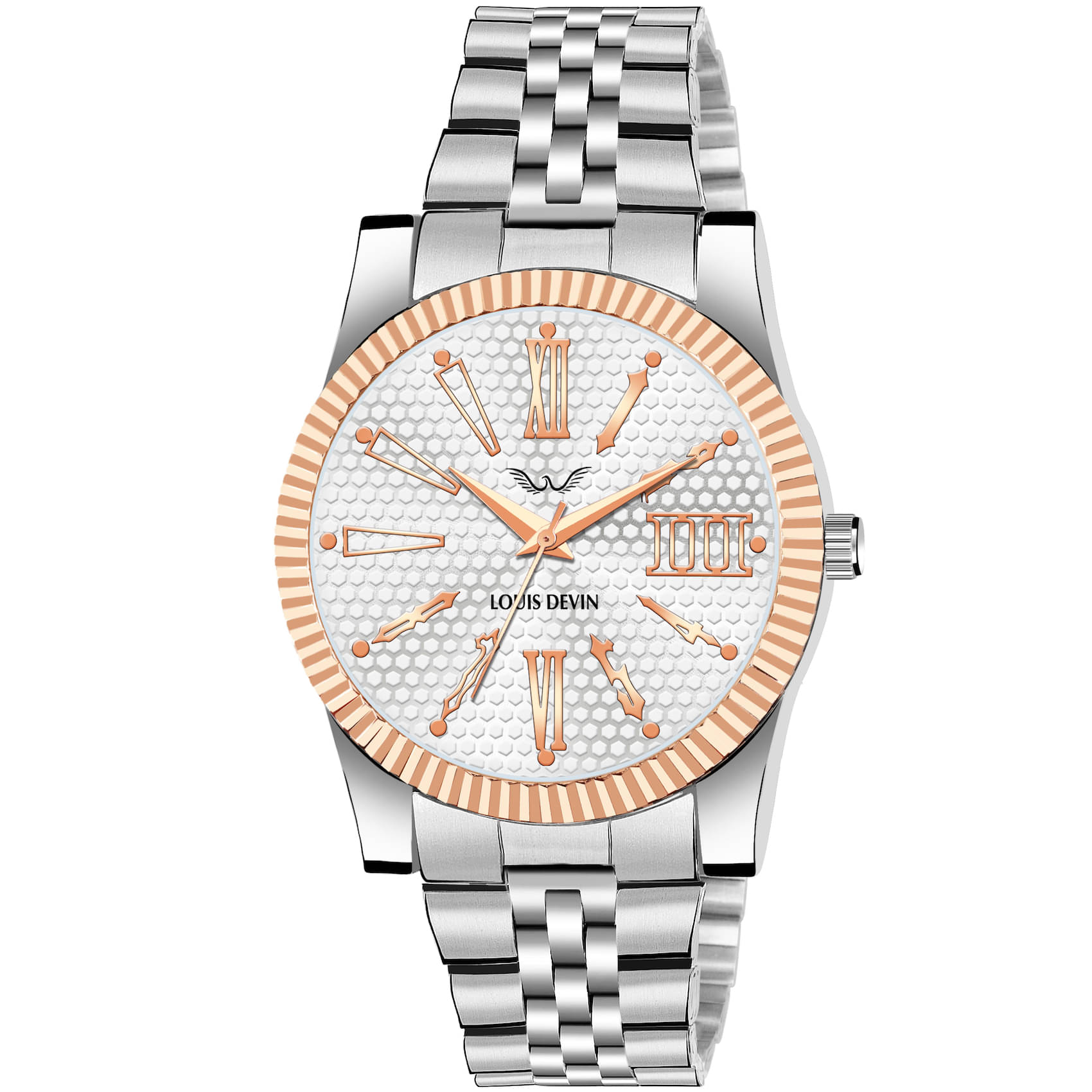    			LOUIS DEVIN - Silver Metal Analog Men's Watch