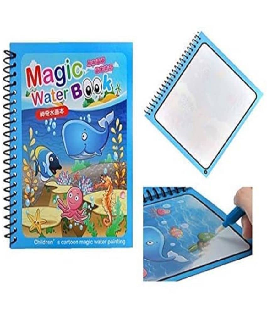 MAGIC WATER QUICK DRY BOOK WITH MAGIC PEN - Stationery | Buy online on ZillyBuy