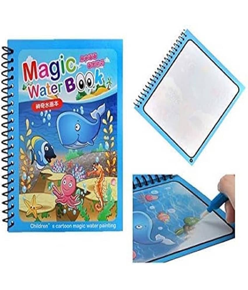 MAGIC WATER QUICK DRY BOOK WITH MAGIC PEN - Stationery | Buy online on ZillyBuy