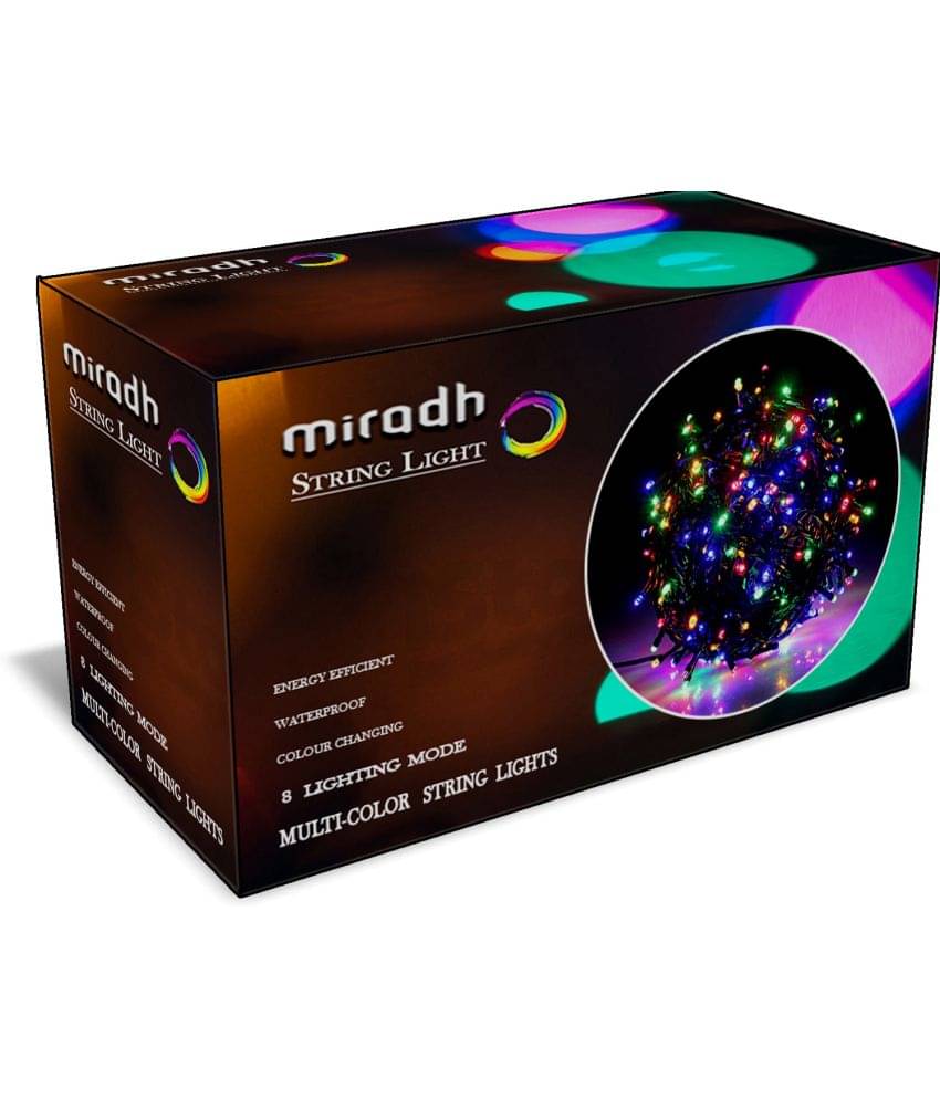 MIRADH - Multicolor 15Mtr String Light ( Pack of 1 ) MIRADH - Multicolor 15Mtr String Light ( Pack of 1 )