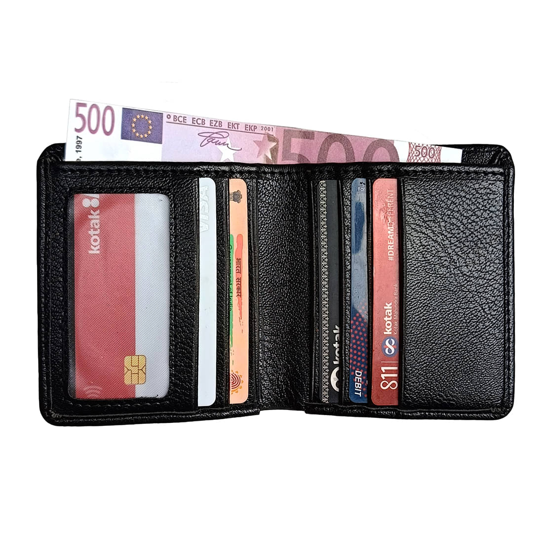     			Wingers - PU Leather Unisex Travel Card Holder ( Pack of 1 )
