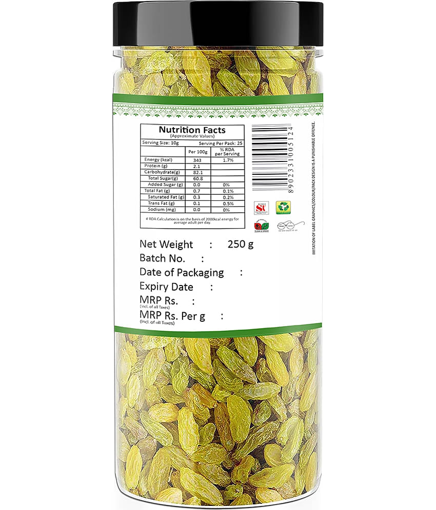 YUM YUM Premium Raisins Kishmish 250g Raisins (250 g)