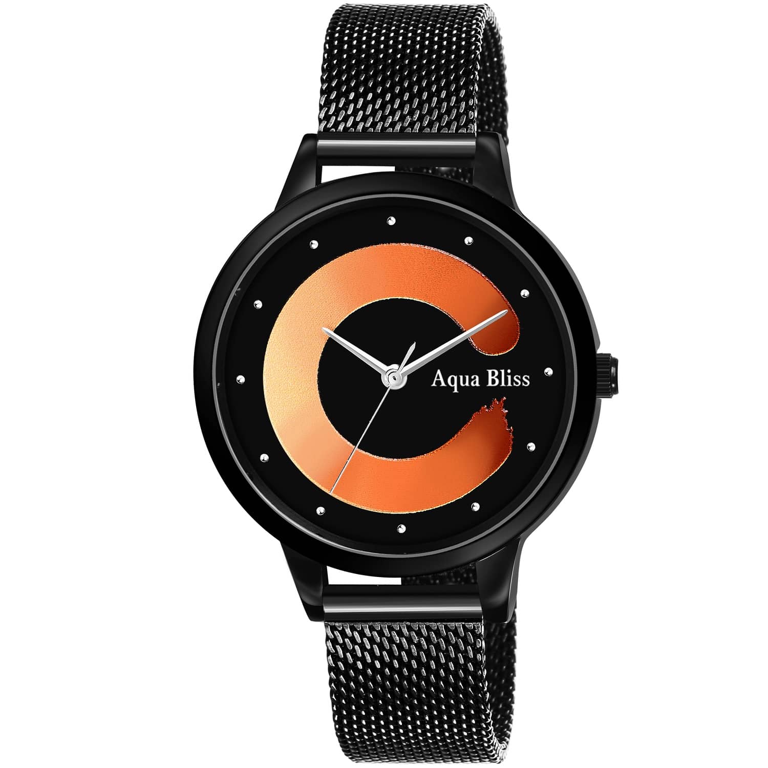 AQUA BLISS - Black Stainless Steel Analog Womens Watch